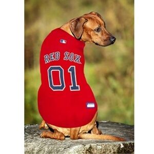 Boston Red Sox medium Dog Jersey MLB PET Apparel. Red Sox Dog Jersey MLB Jerseys